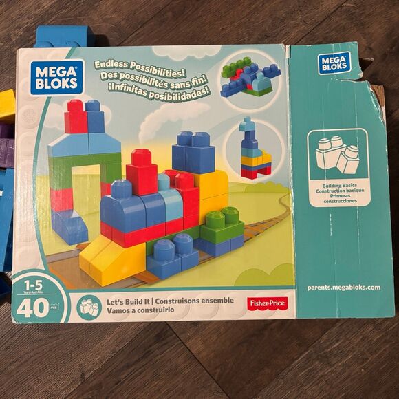 Fisher Price Mega Blocks Set Of 51 - Picture 2 of 5